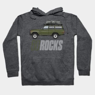 60 rocks-Olive Hoodie